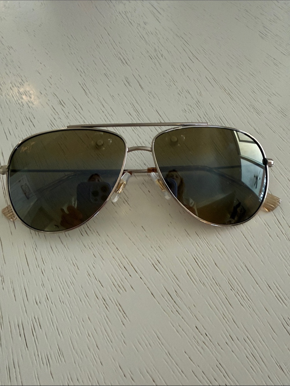 Maui Jim Classic Aviator Sunglasses - Gold color & polarized